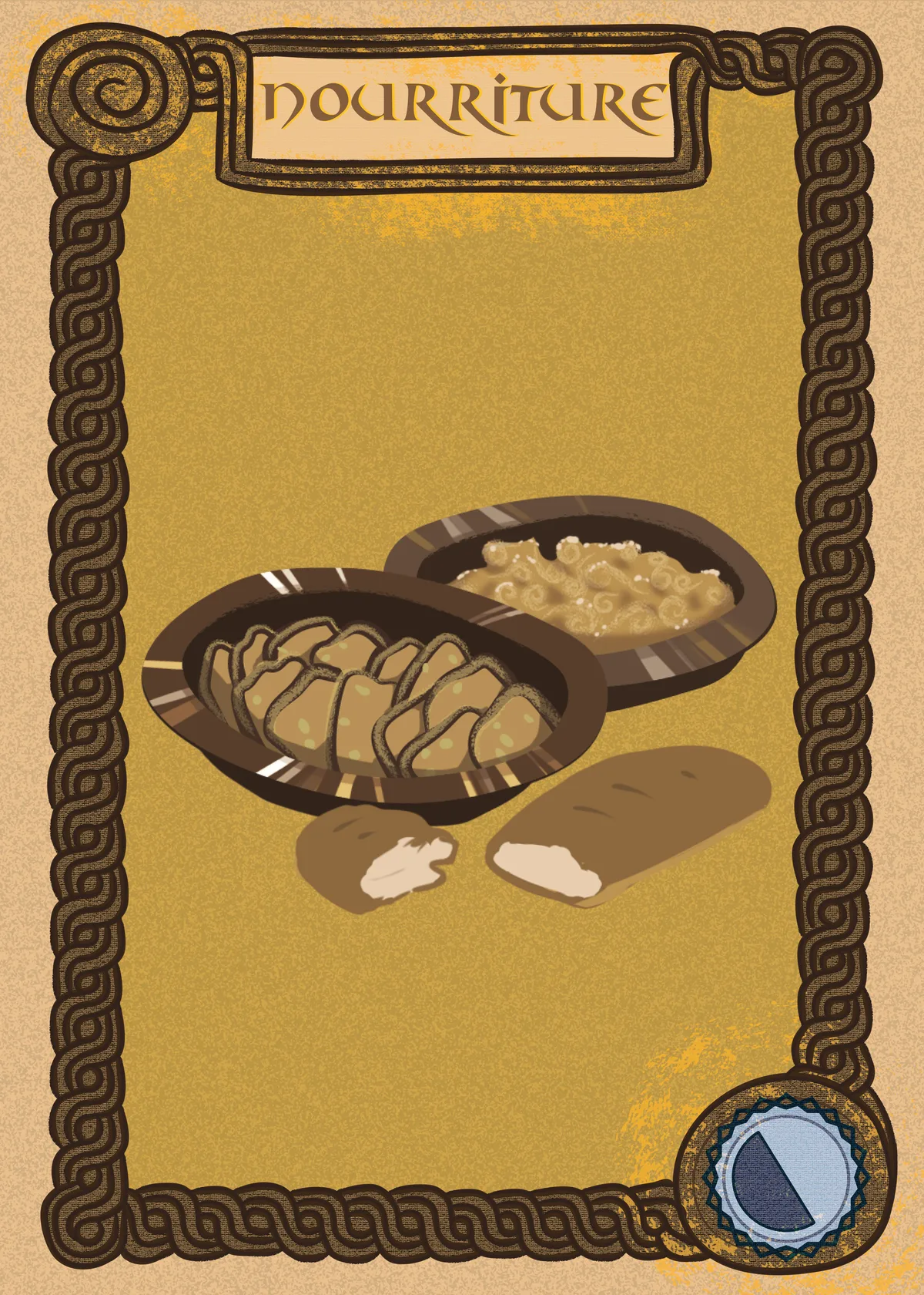 Carte « Offrande » Nourriture (Lune)